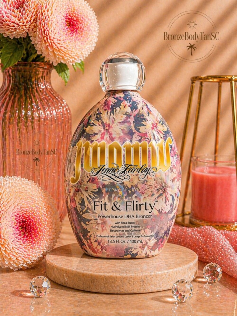 ☀️ Fit and Flirty ☀️ JWOWW - Tanning Lotion - POWERHOUSE DHA BRONZER - 13.5oz